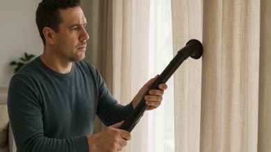 Entenda por que cortinas acumulam 70% da poeira da casa e como higienizar sem lavar