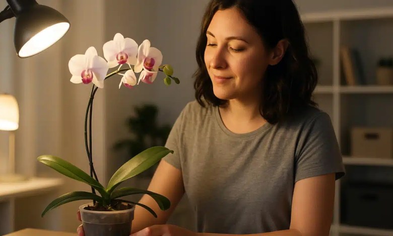 Orquídeas florescem mesmo sem luz natural com 7 estratégias específicas aplicadas em apartamentos