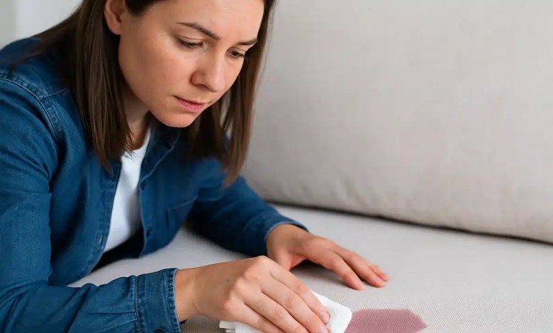 Sofá manchado de vinho? Veja como recuperar em 4 passos antes de chamar lavanderia