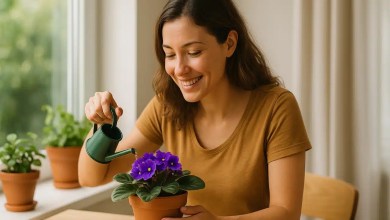 Quer violeta com flores o ano todo Evite esse erro simples na rega